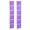 Adiroffice 12 in W, 12 in D, 72 in H, Steel ADI629-206-PUR-2PK - alternate 1